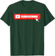 Social Media Like Share Comment Subscribe Vlogger T-Shirt - T-Shirt | Forest