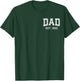 Dad Est 1992 Custom Dad Personalized Fathers Day Customized T-Shirt - T-Shirt | Forest