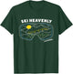Retro Ski Heavenly Ski Resort - US Ski Resort Ski Snowboard T-Shirt - T-Shirt | Forest