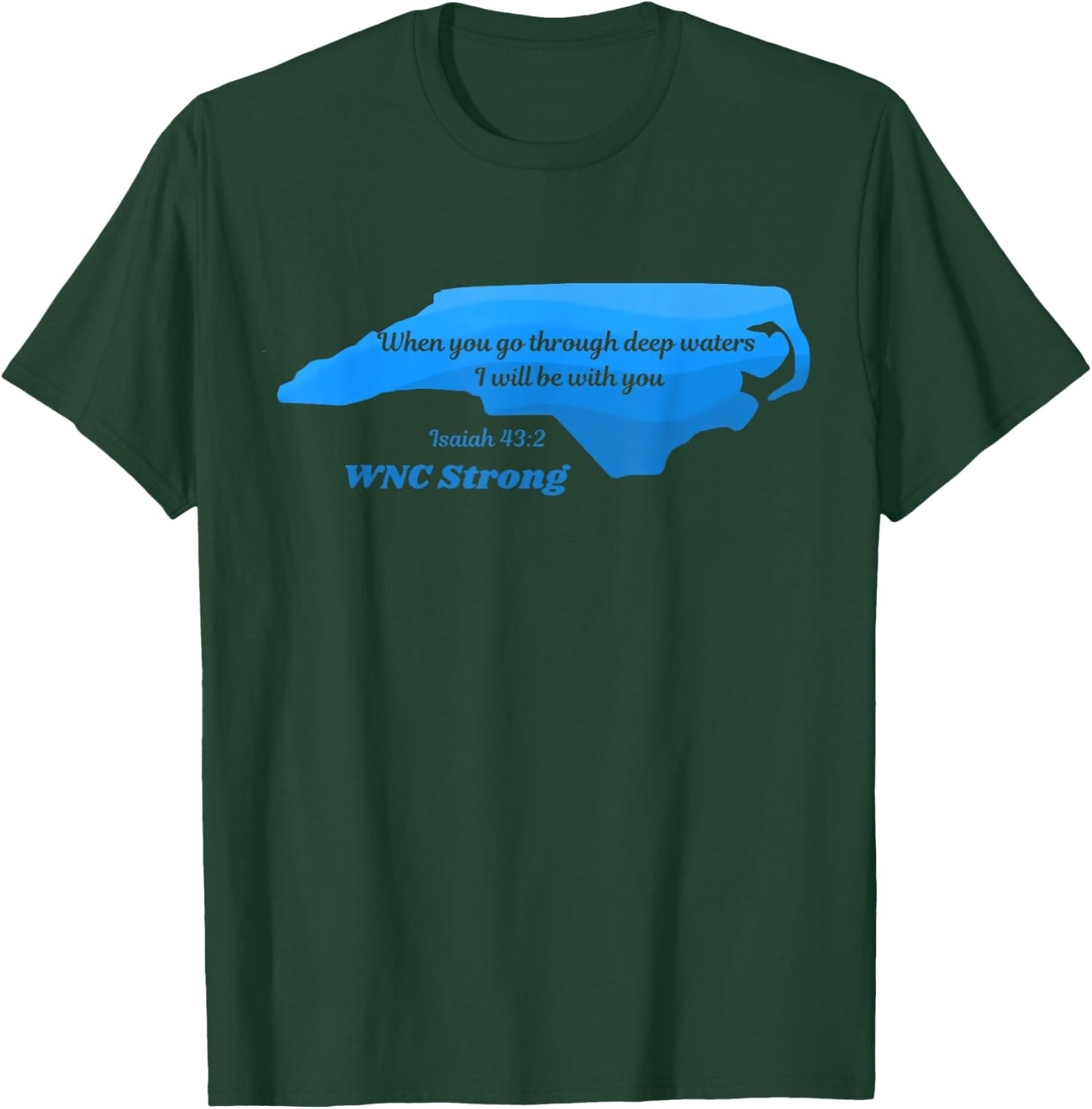North Carolina wnc strong Appalachian strong T-Shirt - T-Shirt | Forest