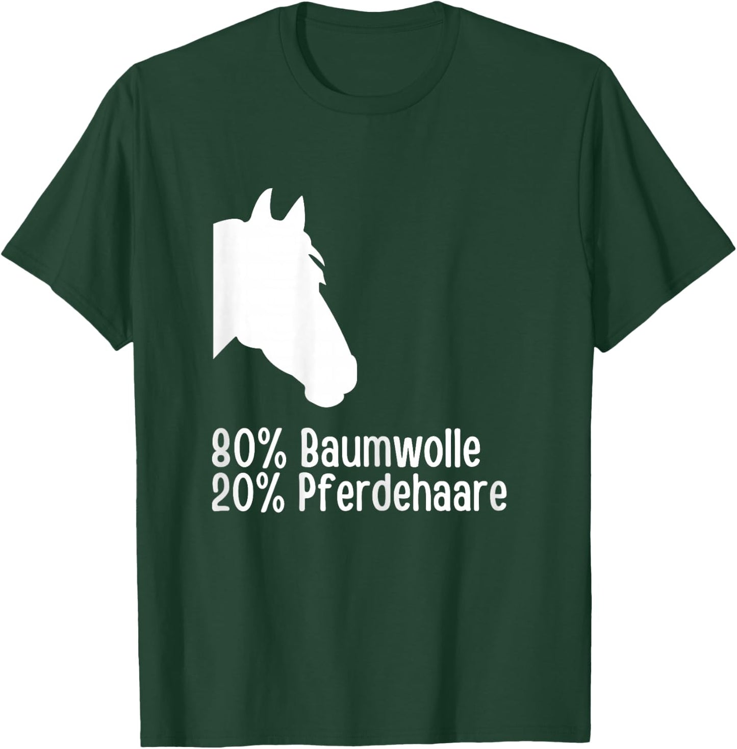 Pferde Sprüche Reiterin Geschenk Reiter Pferdehaare Pferd T-Shirt - T-Shirt | Forest
