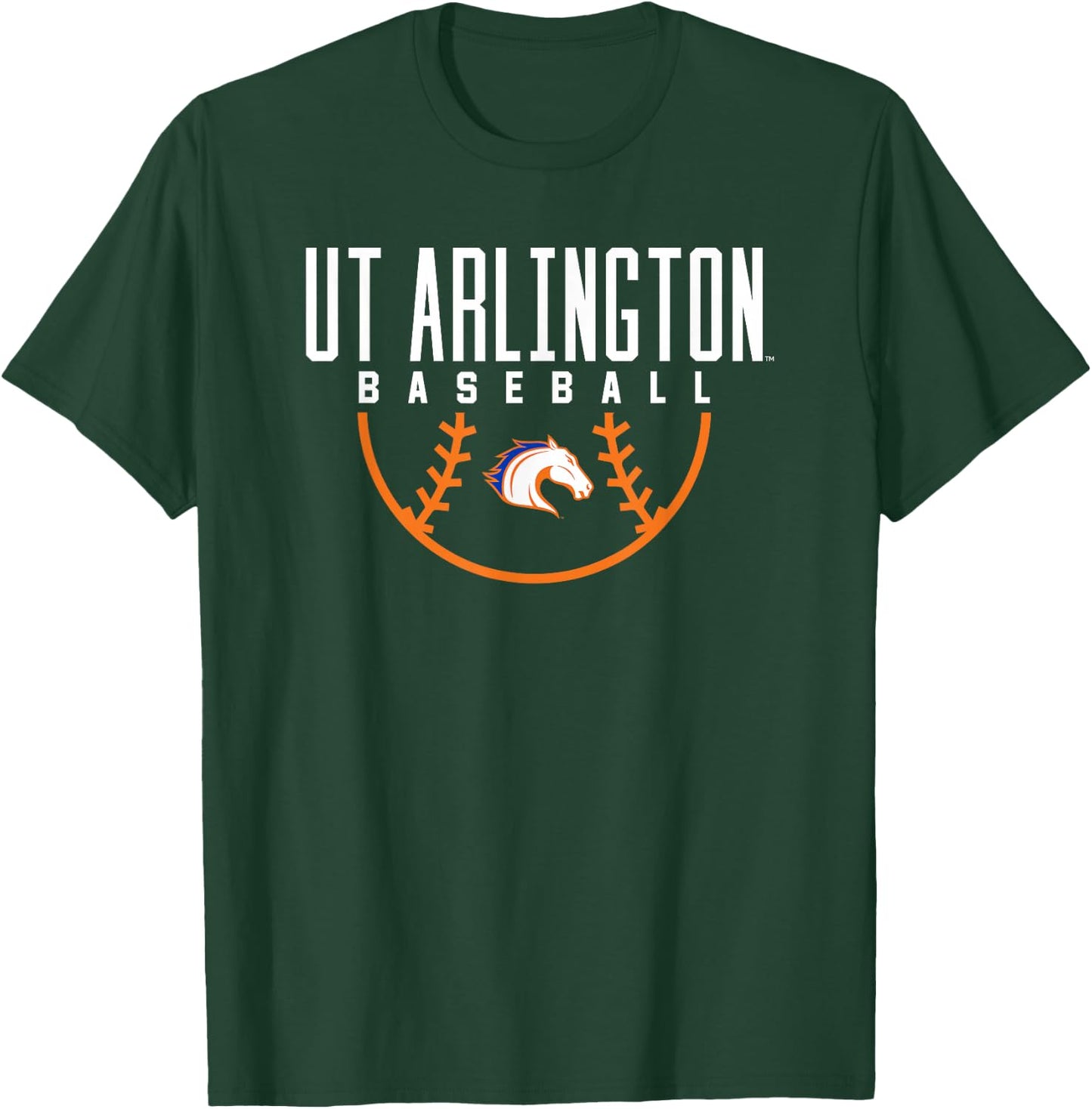 University of Texas at Arlington UTA Mavericks Baseball T-Shirt - T-Shirt | Forest