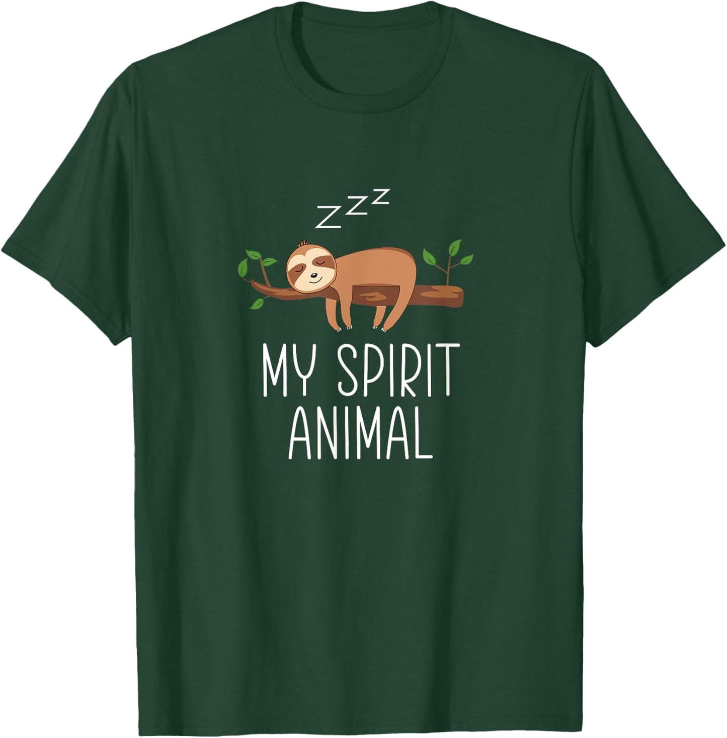 My Spirit Animal - Funny Sloth T-Shirt - T-Shirt | Forest