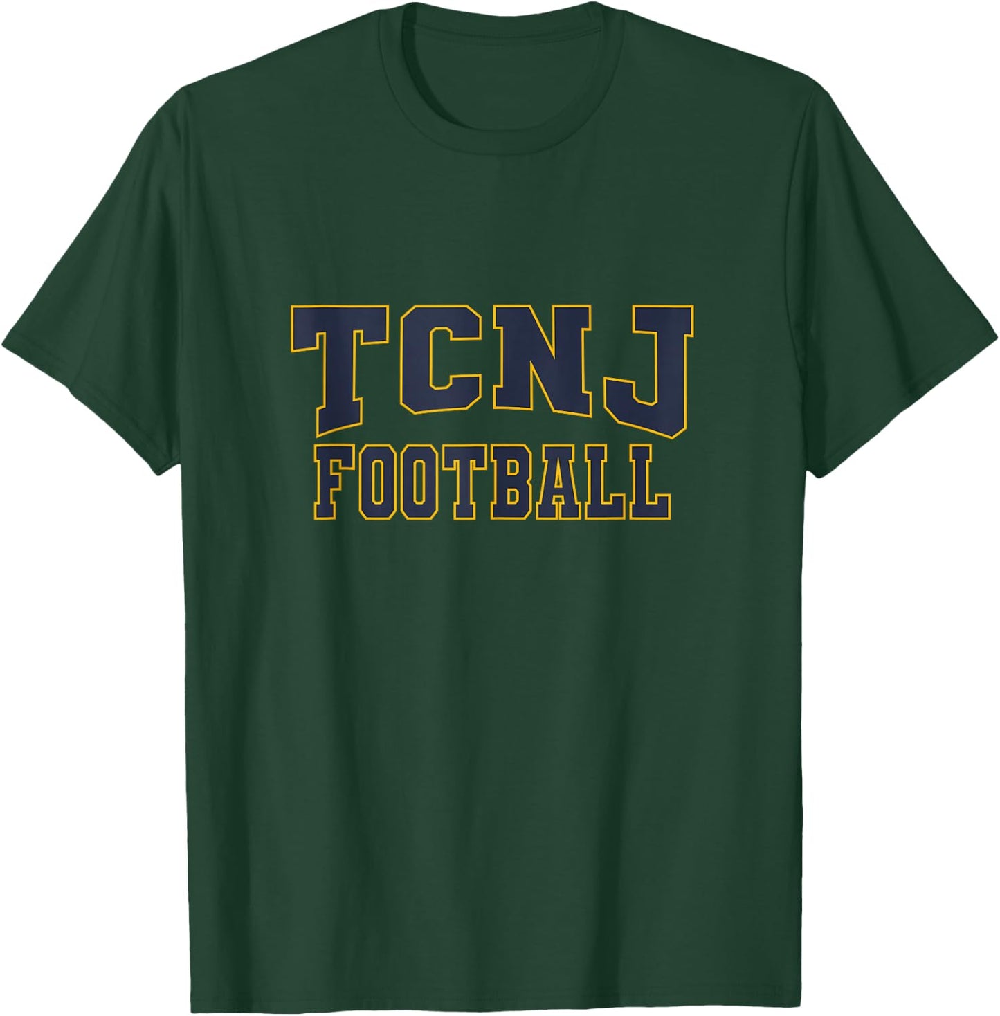 TCNJ Football Apparel Sports Fan T-Shirt - T-Shirt | Forest