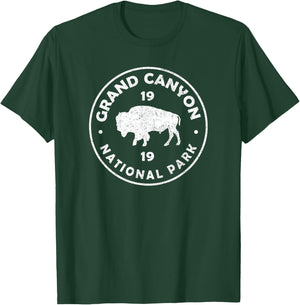 Grand Canyon National Park Arizona Bison Men Souvenir T-Shirt - T-Shirt | Forest