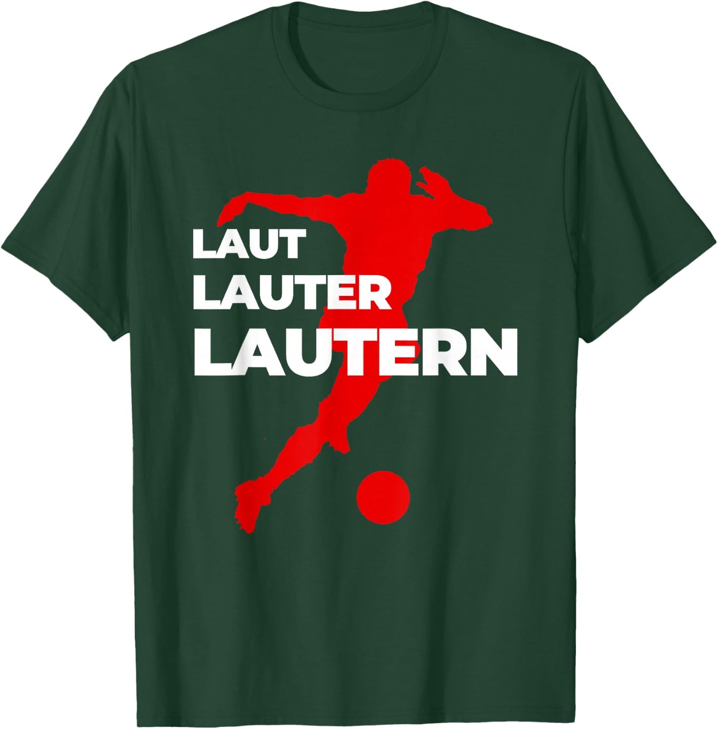 Football Lautern Verein Kaiserslautern Lautre Stadt Pfalz , black T-Shirt - T-Shirt | Forest
