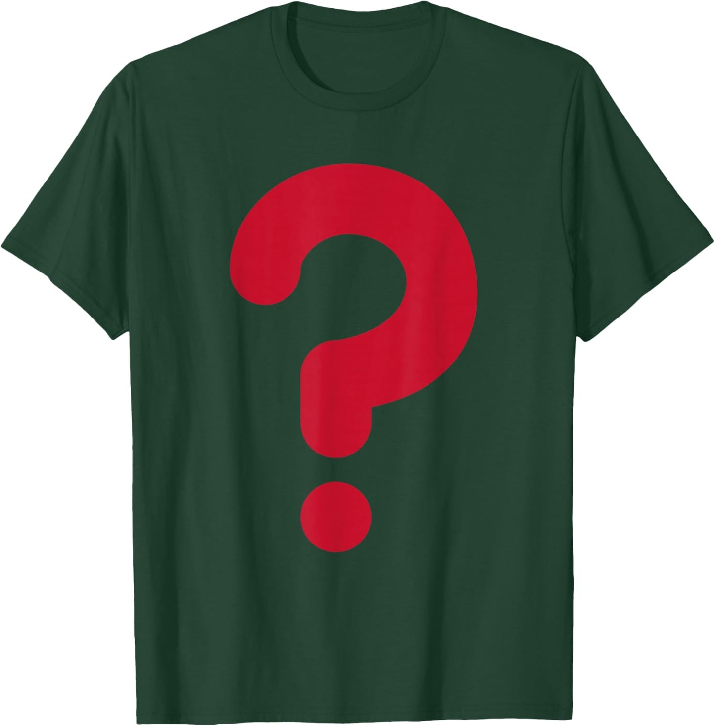 Red Question Mark T-Shirt - T-Shirt | Forest