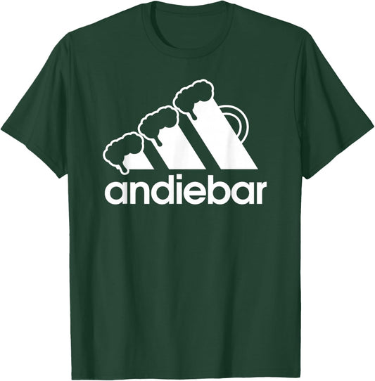 with German Text "An die Bar - Lecker Bierchen" [German Language], black T-Shirt - T-Shirt | Forest