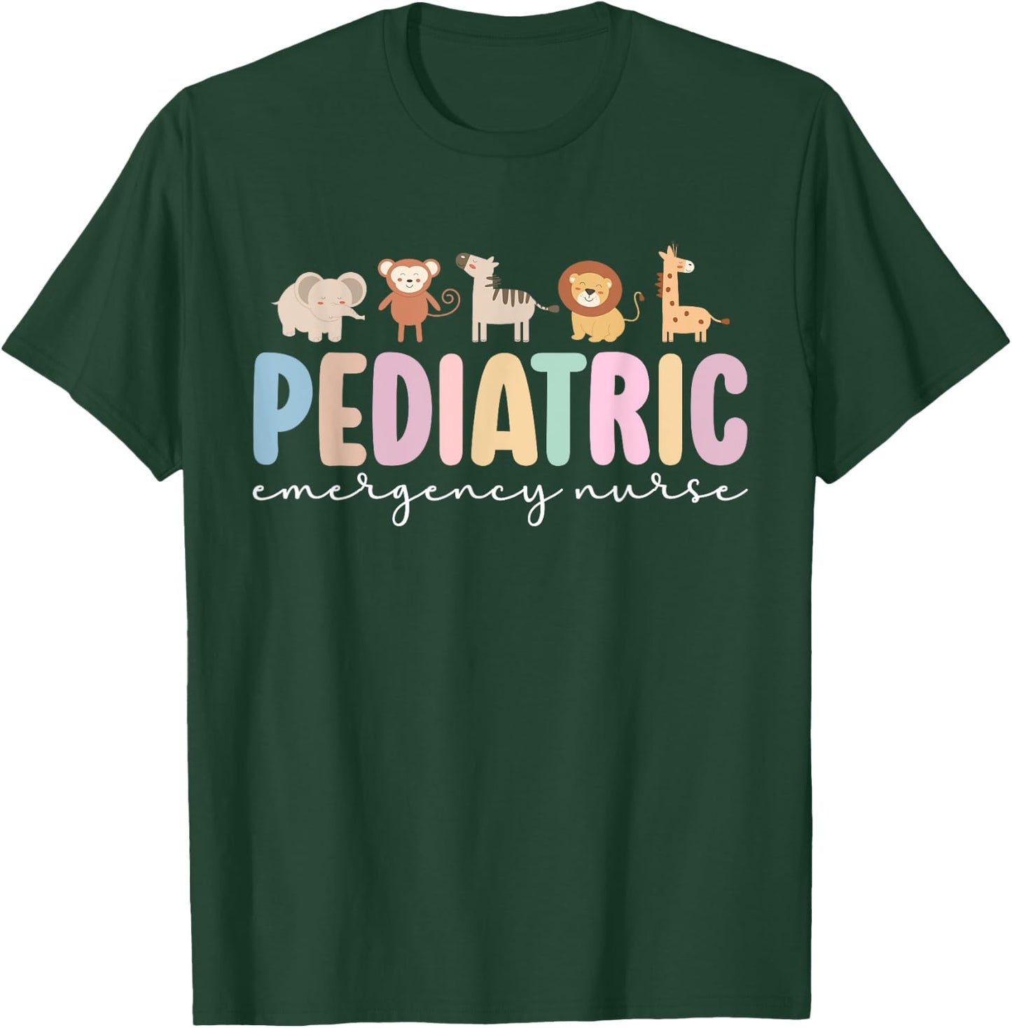Pediatric Emergency Nurse Peds ER Nurse Pediatric ER Nurse T-Shirt - T-Shirt | Forest
