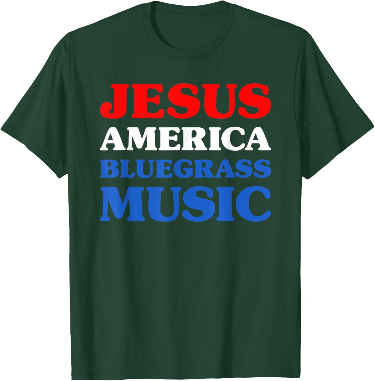 Bluegrass Music I Love Bluegrass Music T-Shirt - T-Shirt | Forest