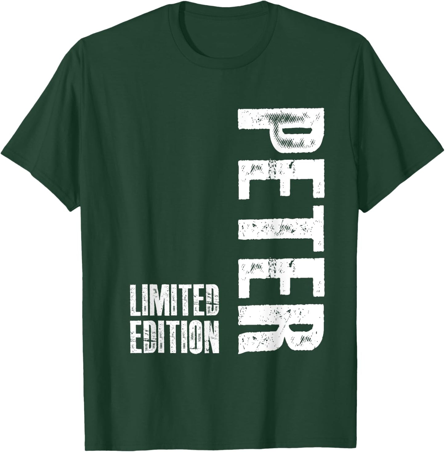 Herren - Schwarz - S - EU 34/36 - Peter Geburtstag Geschenk - Personalisiert und Novel - -Erwachsene, -Kinder - Männer T-Shirt - T-Shirt | Forest