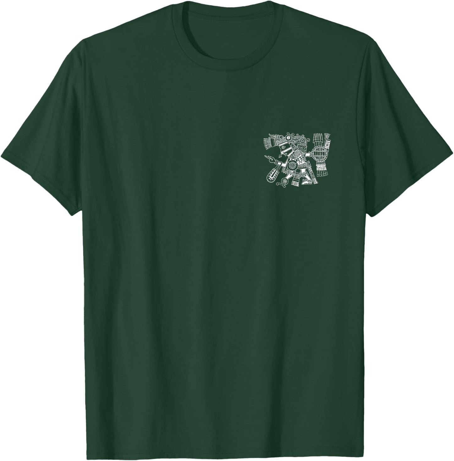 Maya patron deity Tezcatlipoca warrior Aztec Indians Mexico T-Shirt - T-Shirt | Forest