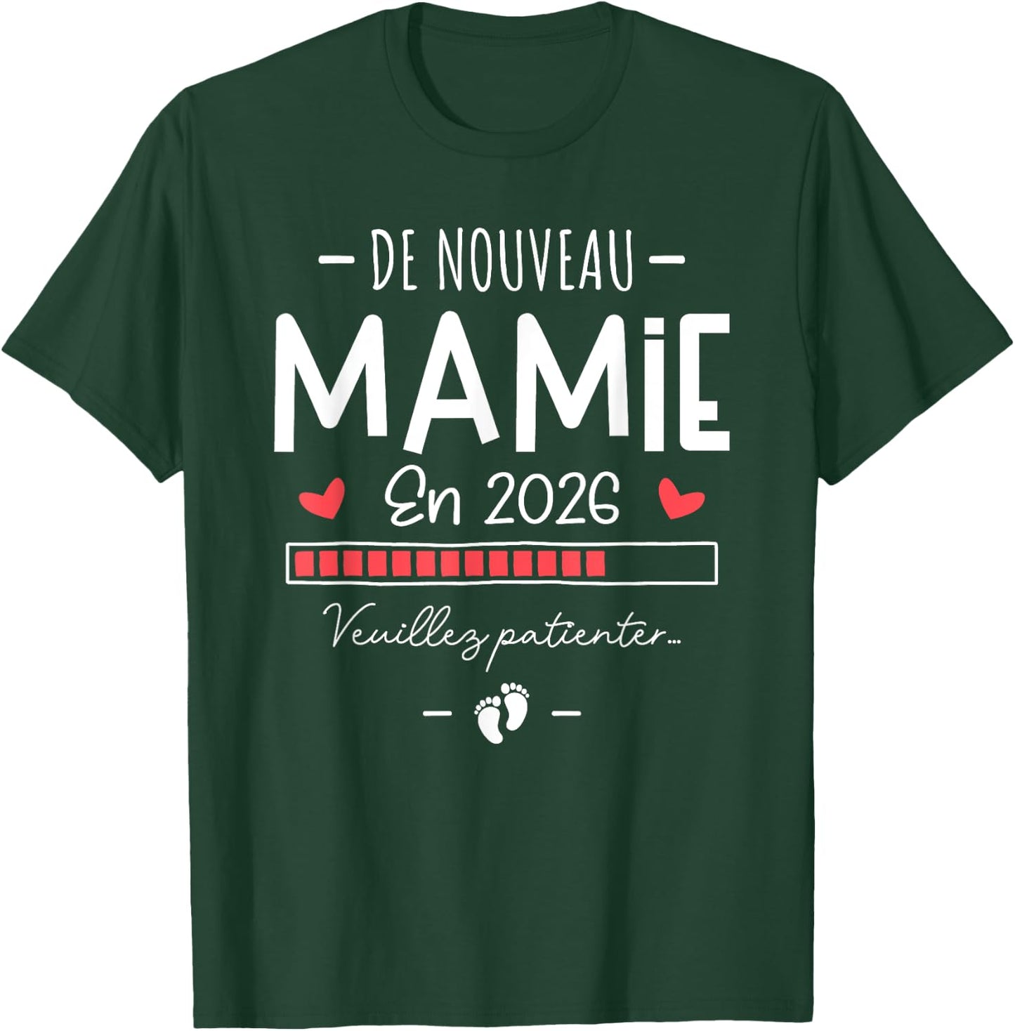 New Granny 2026 - Baby Announcement for the 2nd Time T-Shirt - T-Shirt | Forest