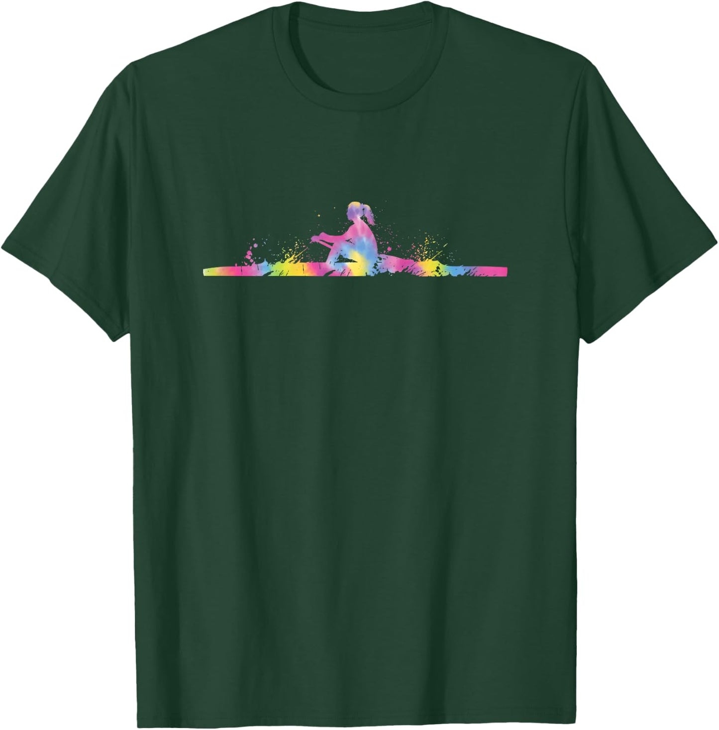Rowing Boat Splash Rowing Women Girls Rowing , black T-Shirt - T-Shirt | Forest