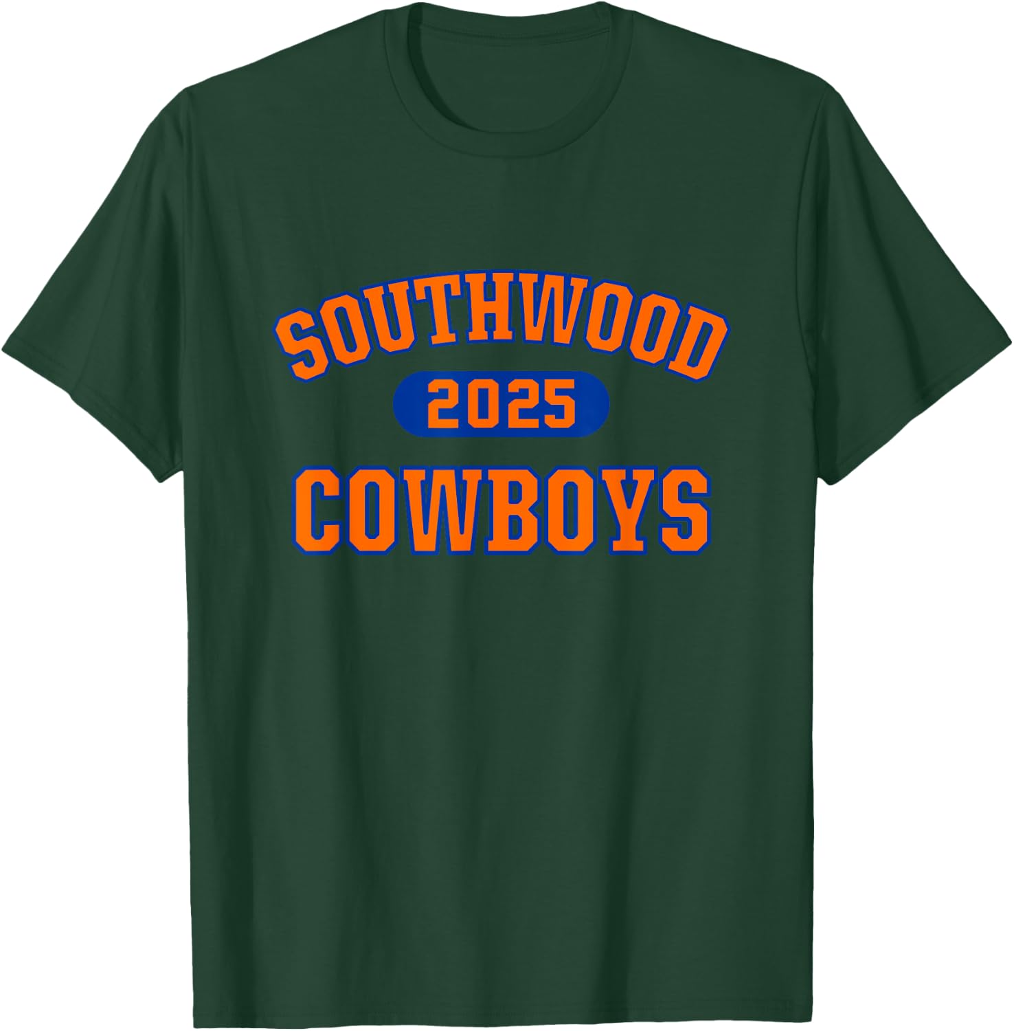 Southwood Cowboys High School Arch 2025 T-Shirt - T-Shirt | Forest