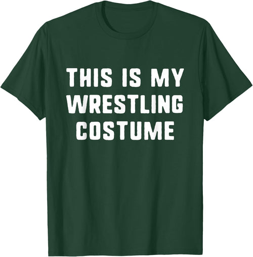 This is My Wrestling Costume Halloween Funny Easy Kids Adult