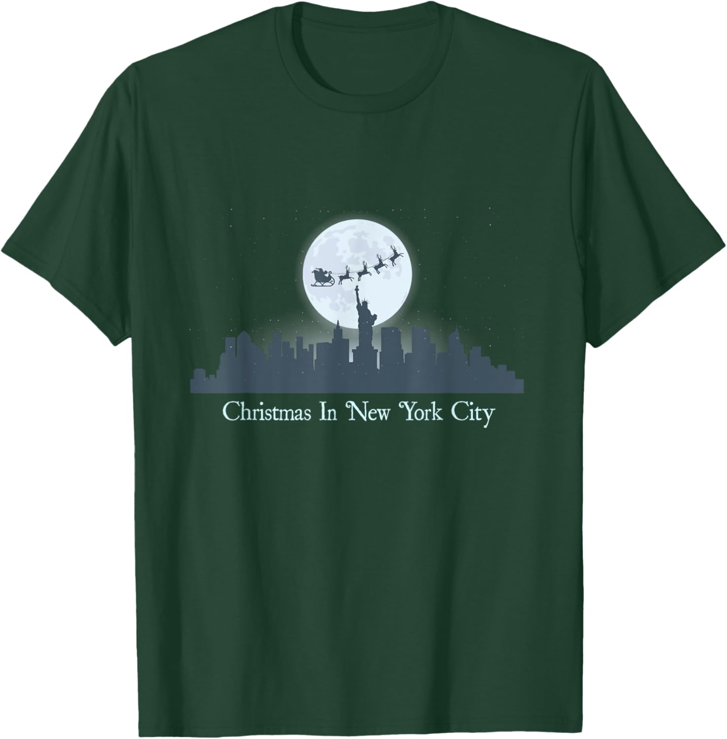 Christmas in New York City Shirt - NYC T-Shirt - T-Shirt | Forest