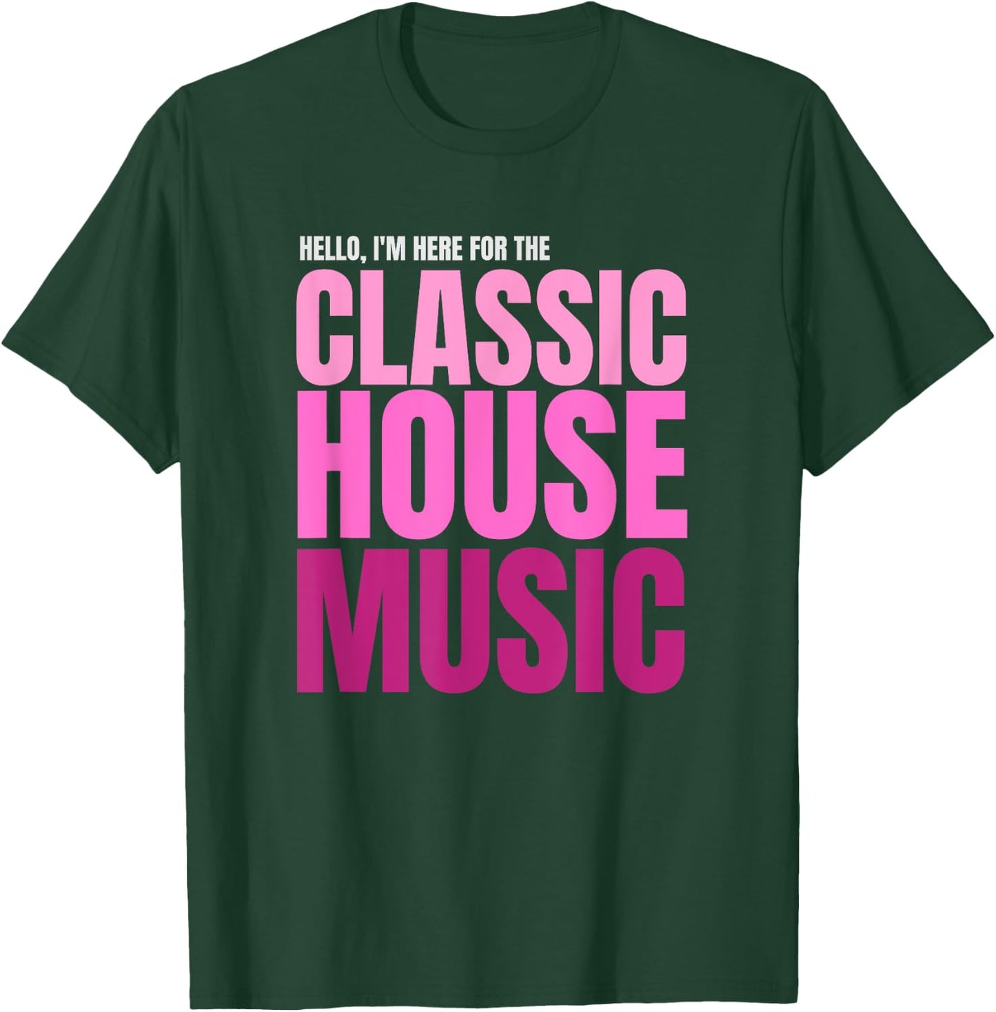 House Music Classic Funky Soulful House , Black, S T-Shirt - T-Shirt | Forest