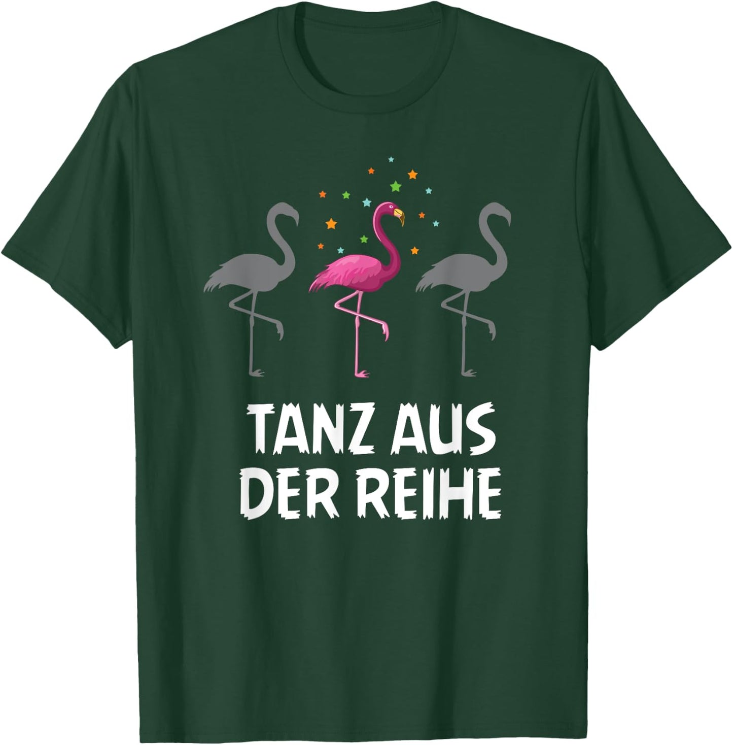 Be Different Mut Flamingo Crazy Dance , black T-Shirt - T-Shirt | Forest
