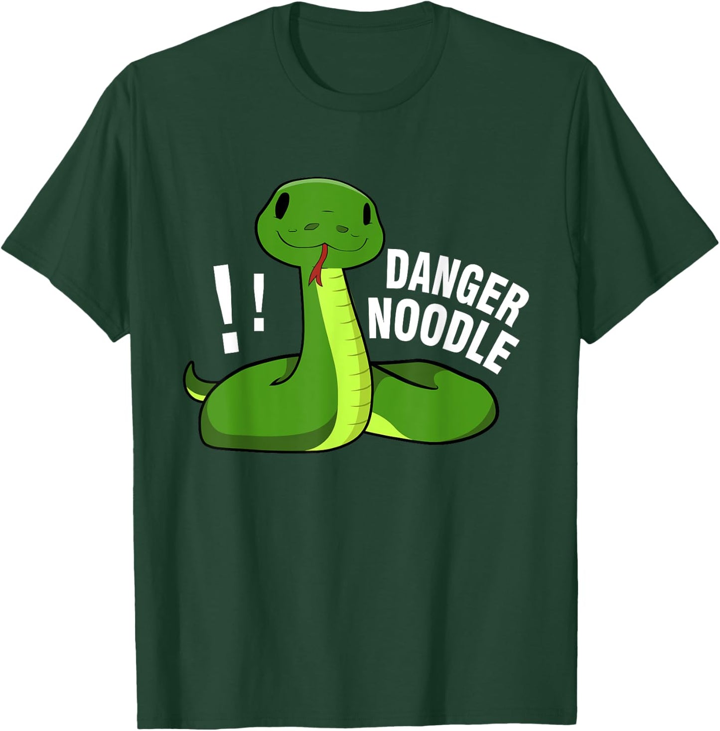 Dangerous Snake Danger Noodle T-Shirt - T-Shirt | Forest