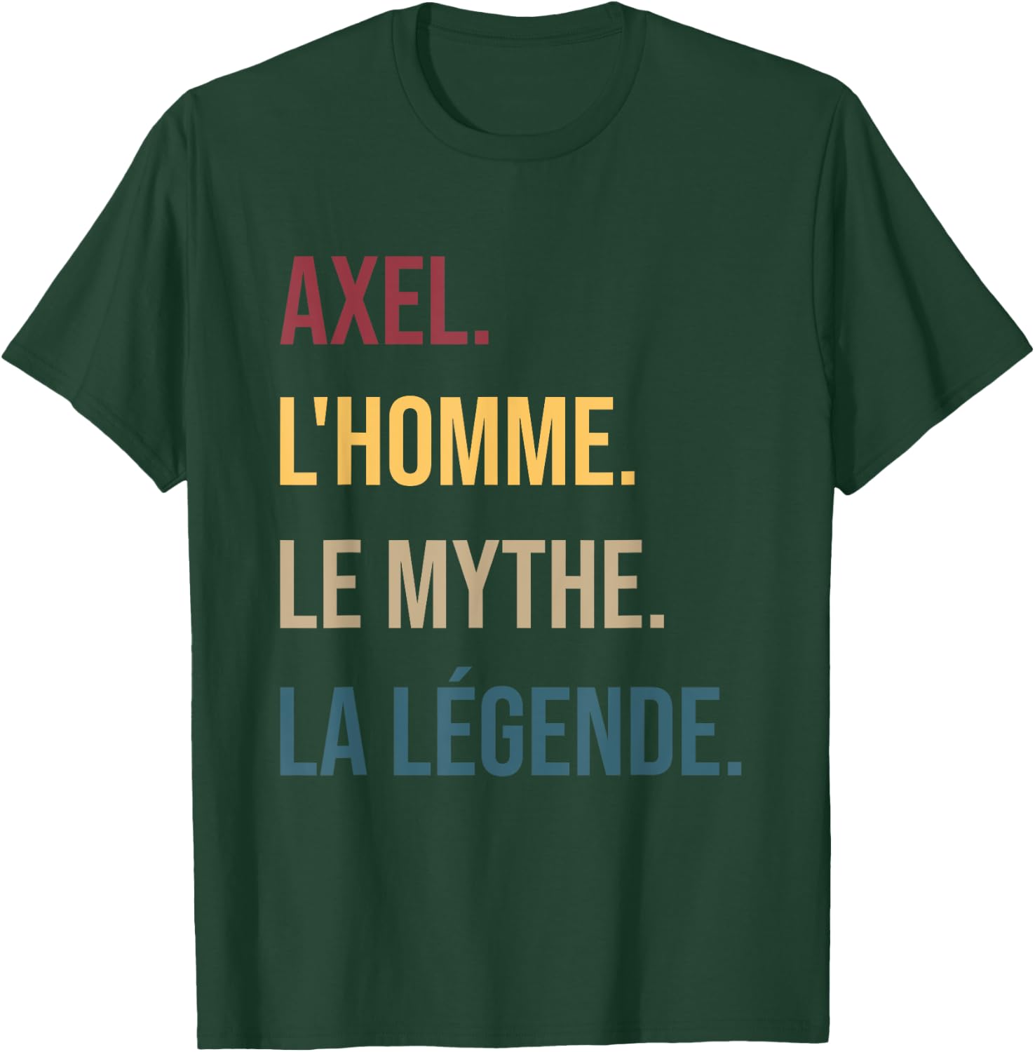 Axel Men's Myth Legend Custom Gift Axel T-Shirt - T-Shirt | Forest