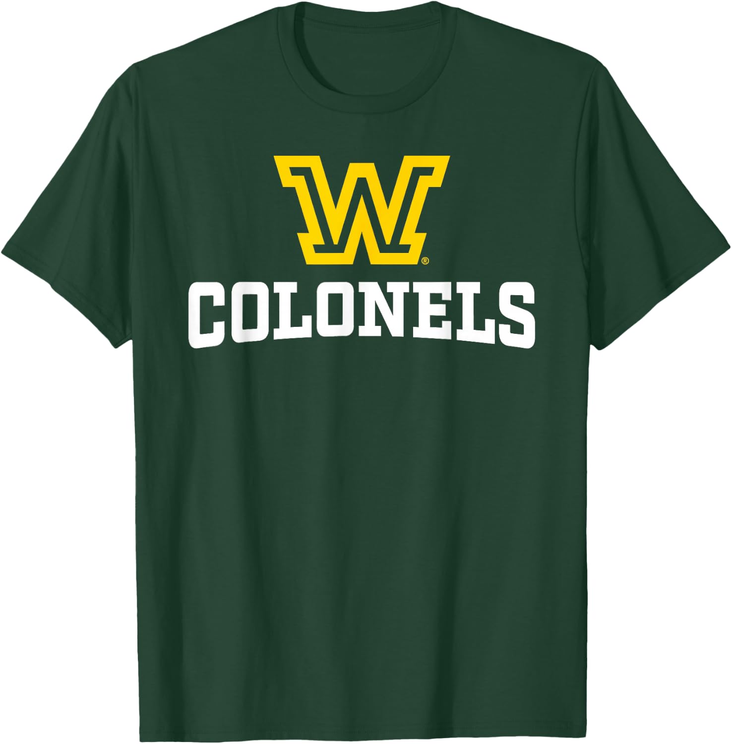 Wilkes University Colonels W Mark T-Shirt - T-Shirt | Forest