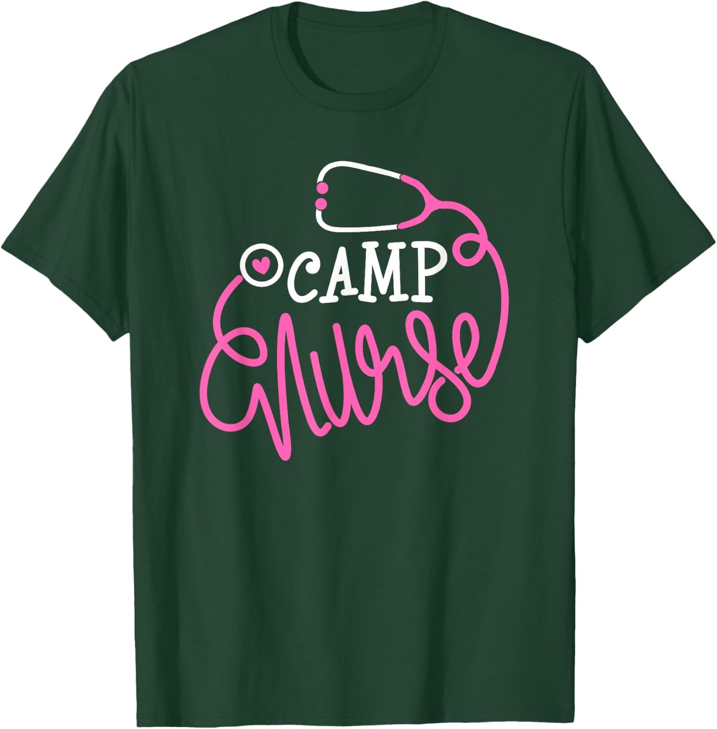 Camp Nurse Funny summer camp nursing Department Nurse T-Shirt - T-Shirt | Forest