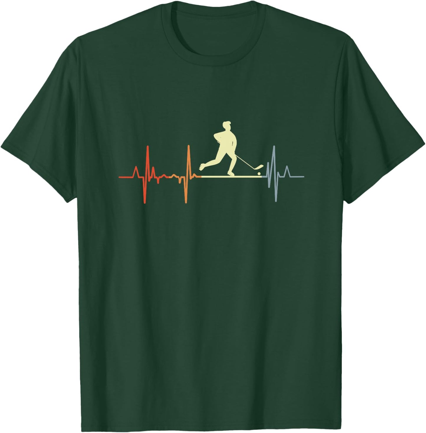 I Love Roller Hockey Vintage Haut de Gamme T-Shirt - T-Shirt | Forest