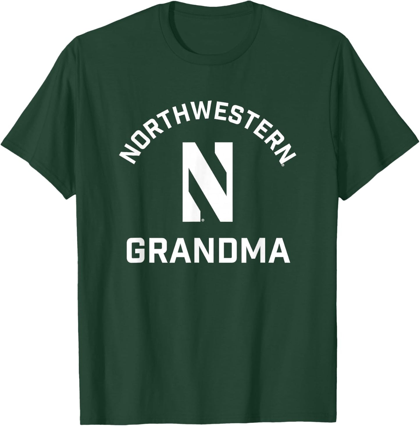 Northwestern University Wildcats Arched Grandma T-Shirt - T-Shirt | Forest