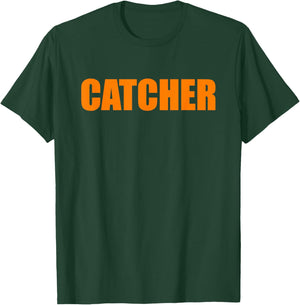 Baseball Softball Catcher Pitcher Matching Halloween Costume T-Shirt - T-Shirt | Forest