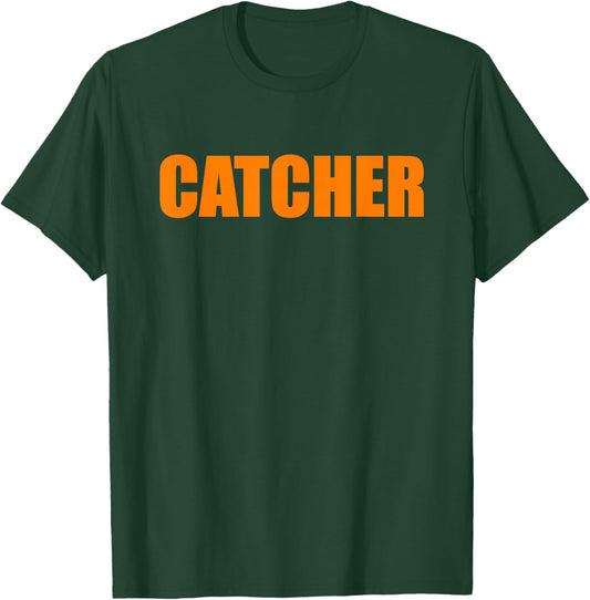 Baseball Softball Catcher Pitcher Matching Halloween Costume T-Shirt - T-Shirt | Forest