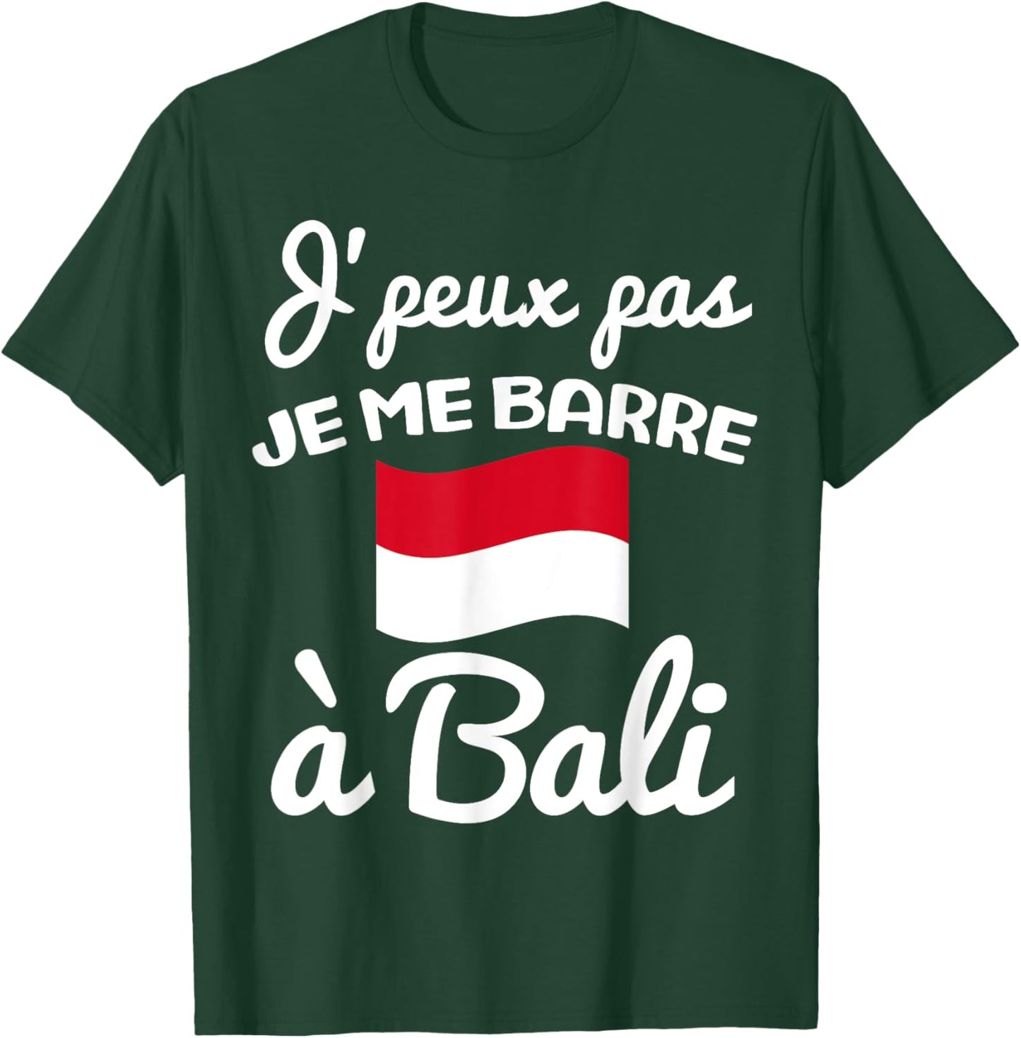 I can not I bar in Bali gift travel indonesia , Black, S T-Shirt - T-Shirt | Forest