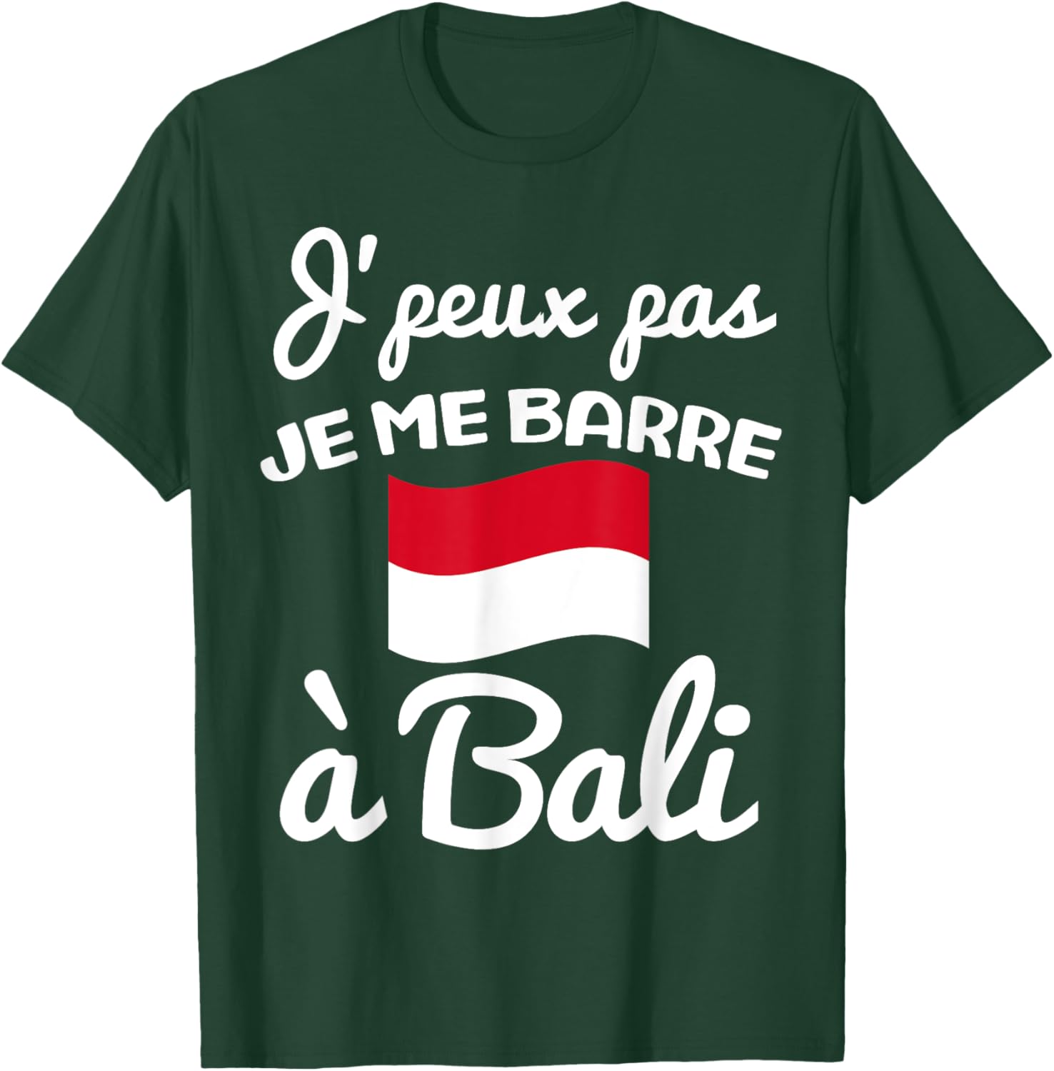 I can not I bar in Bali gift travel indonesia , Black, S T-Shirt - T-Shirt | Forest