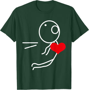 Valentine's Day Duo Couple assortis Love Love Left Right , Black, S T-Shirt - T-Shirt | Forest