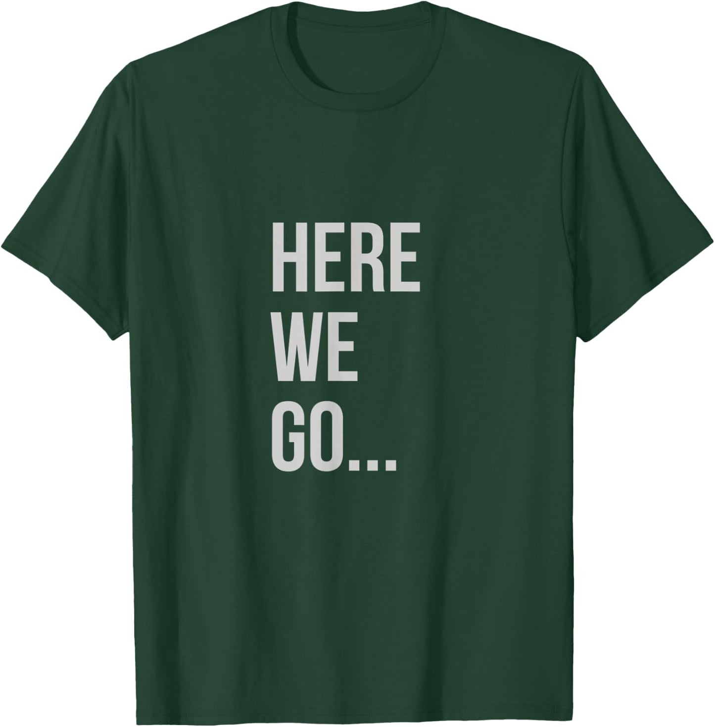 Here We Go XL Heather Blue T-Shirt - T-Shirt | Forest