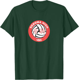 Nekoma High - Volleyball Practice Anime Manga Cosplay T-Shirt - T-Shirt | Forest