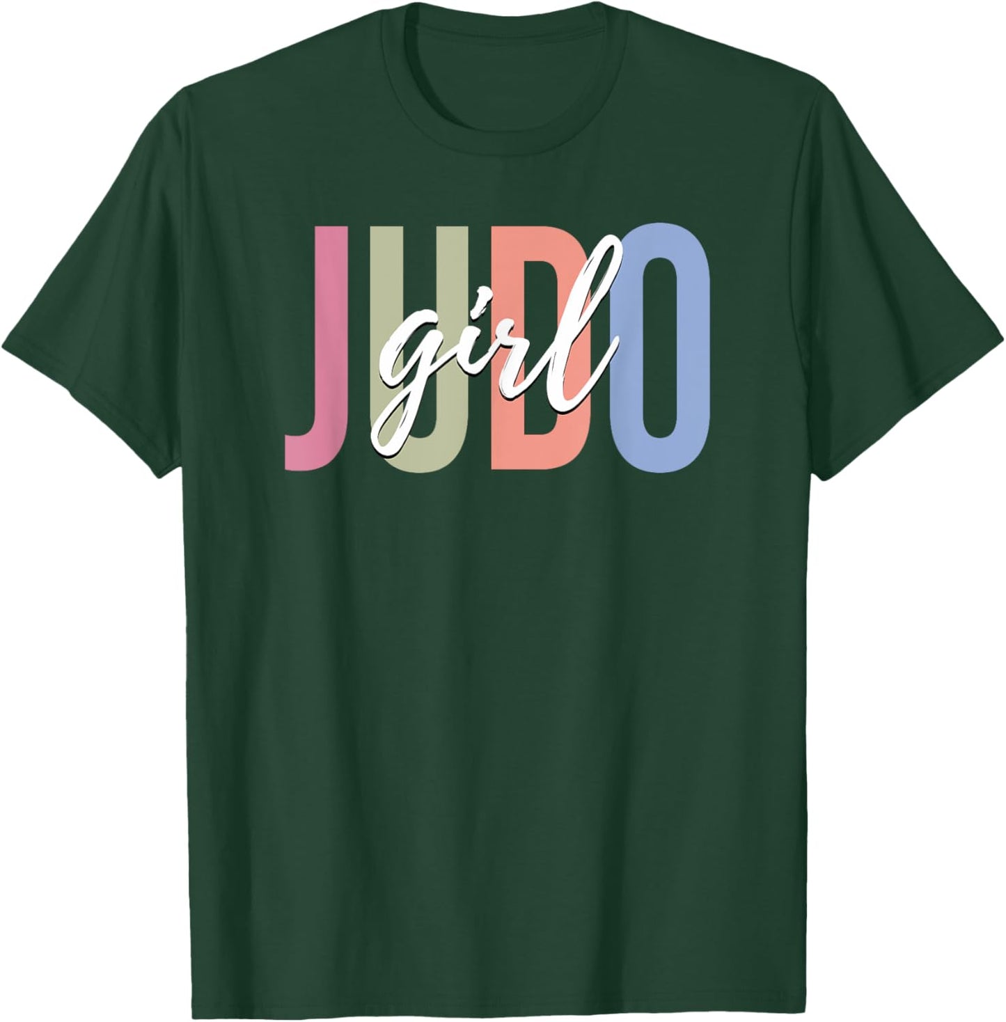 Judo Girl Martial Arts MMA T-Shirt - T-Shirt | Forest