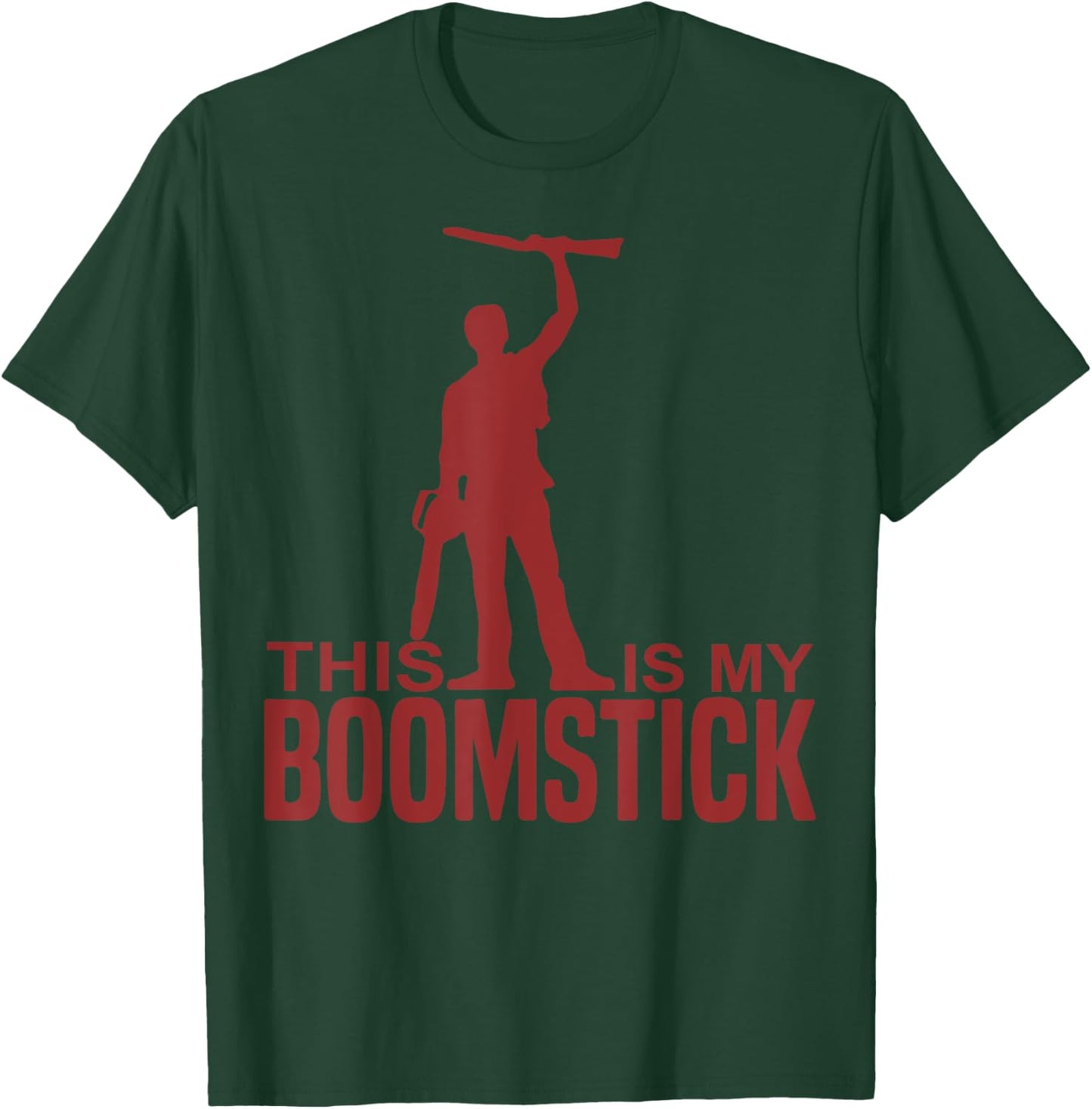 This Is My Boomstick Shotgun Chainsaw Dead Evil Halloween T-Shirt - T-Shirt | Forest