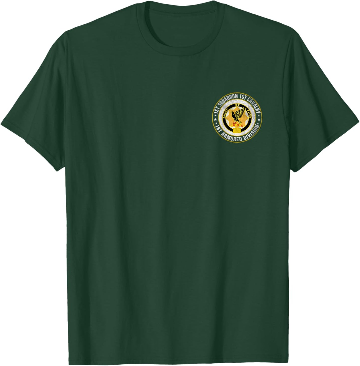 1st Squadron 1st Cavalry 1st Armored Division Veterans Day T-Shirt - T-Shirt | Forest