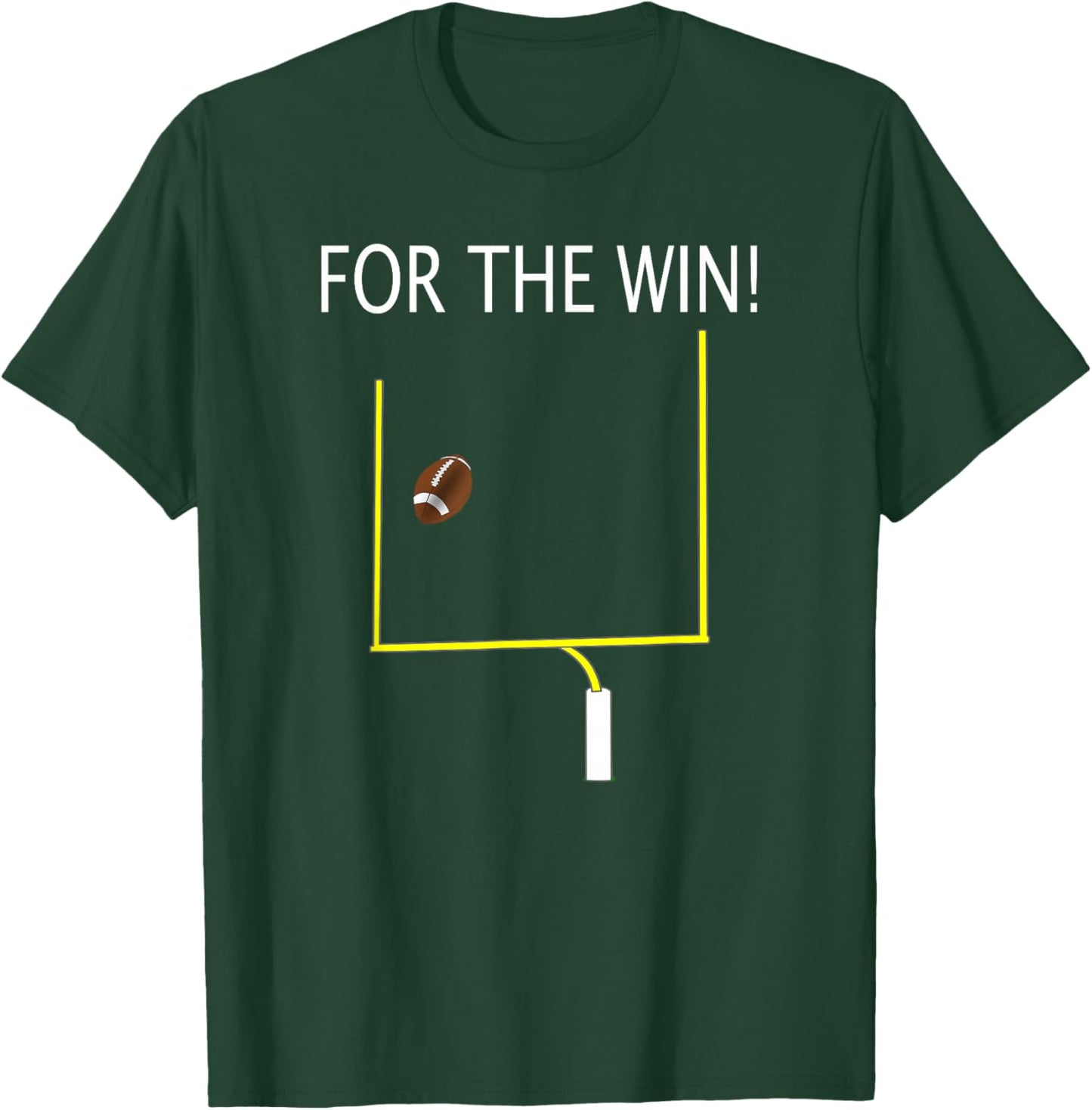 Field Goal Kicker Football Art - Cool Football Fan T-Shirt - T-Shirt | Forest