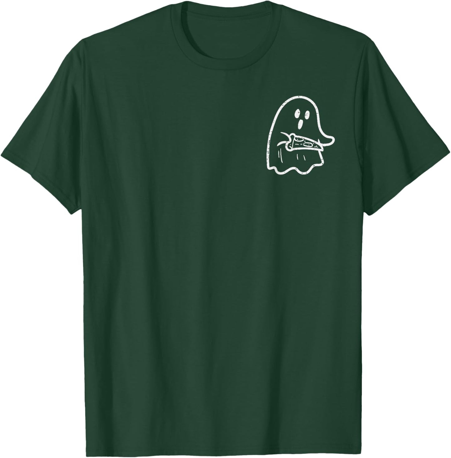 Ghost Pizza Pocket Halloween Costume Food Men Women Kids T-Shirt - T-Shirt | Forest