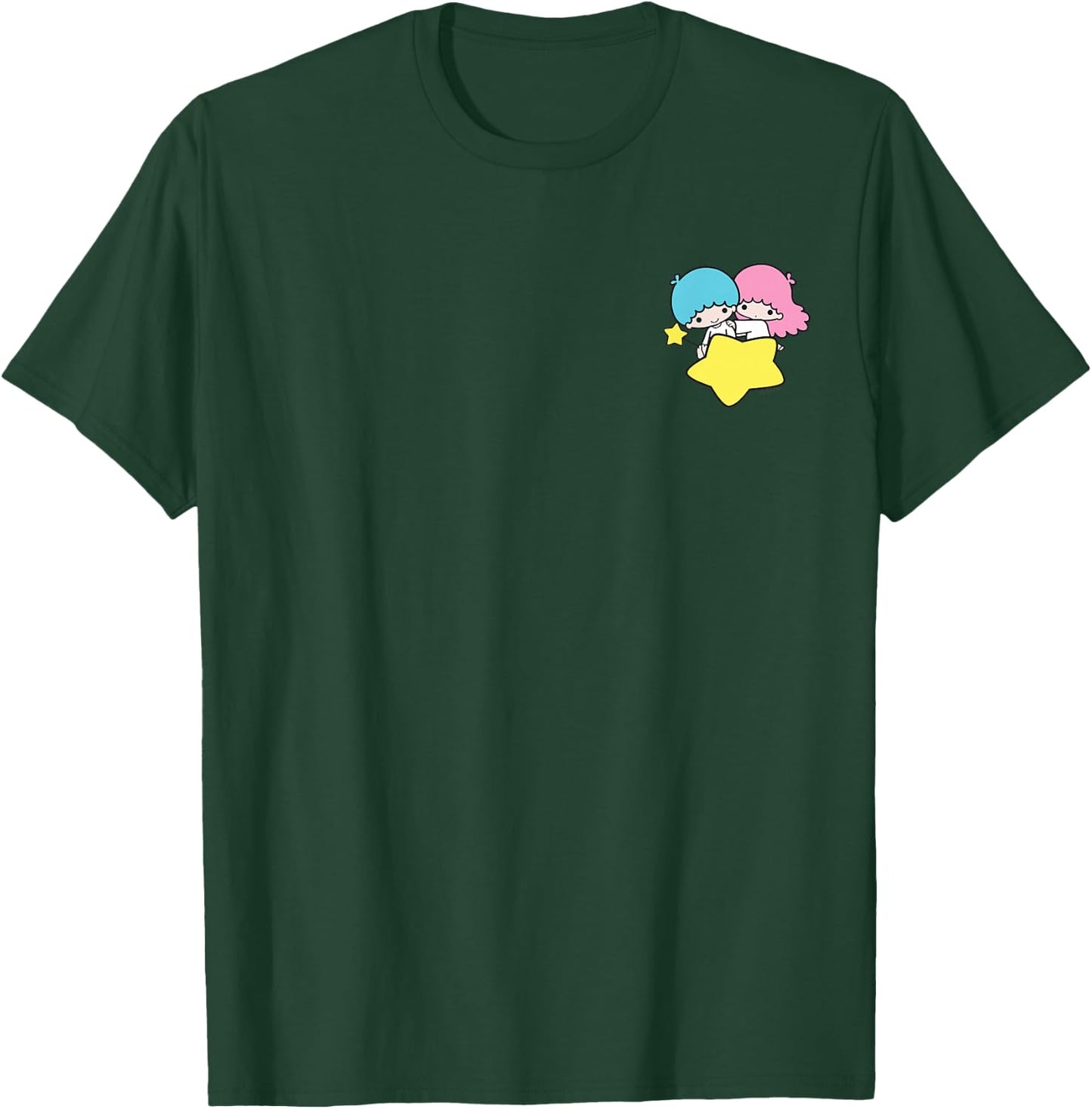 Little Twin Stars Dream Galaxy Pocket T-Shirt - T-Shirt | Forest
