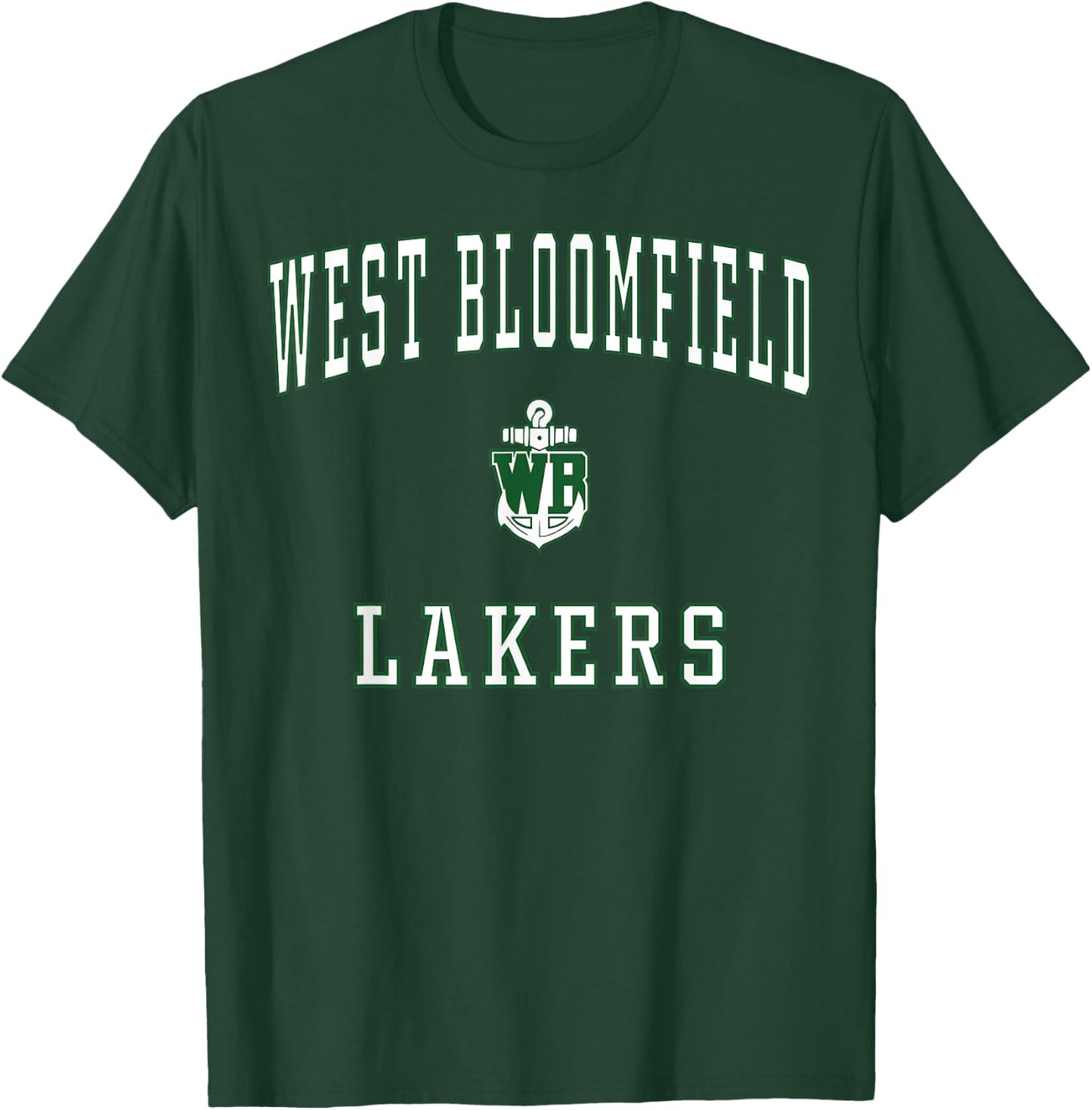 West Bloomfield High School Lakers T-Shirt - T-Shirt | Forest