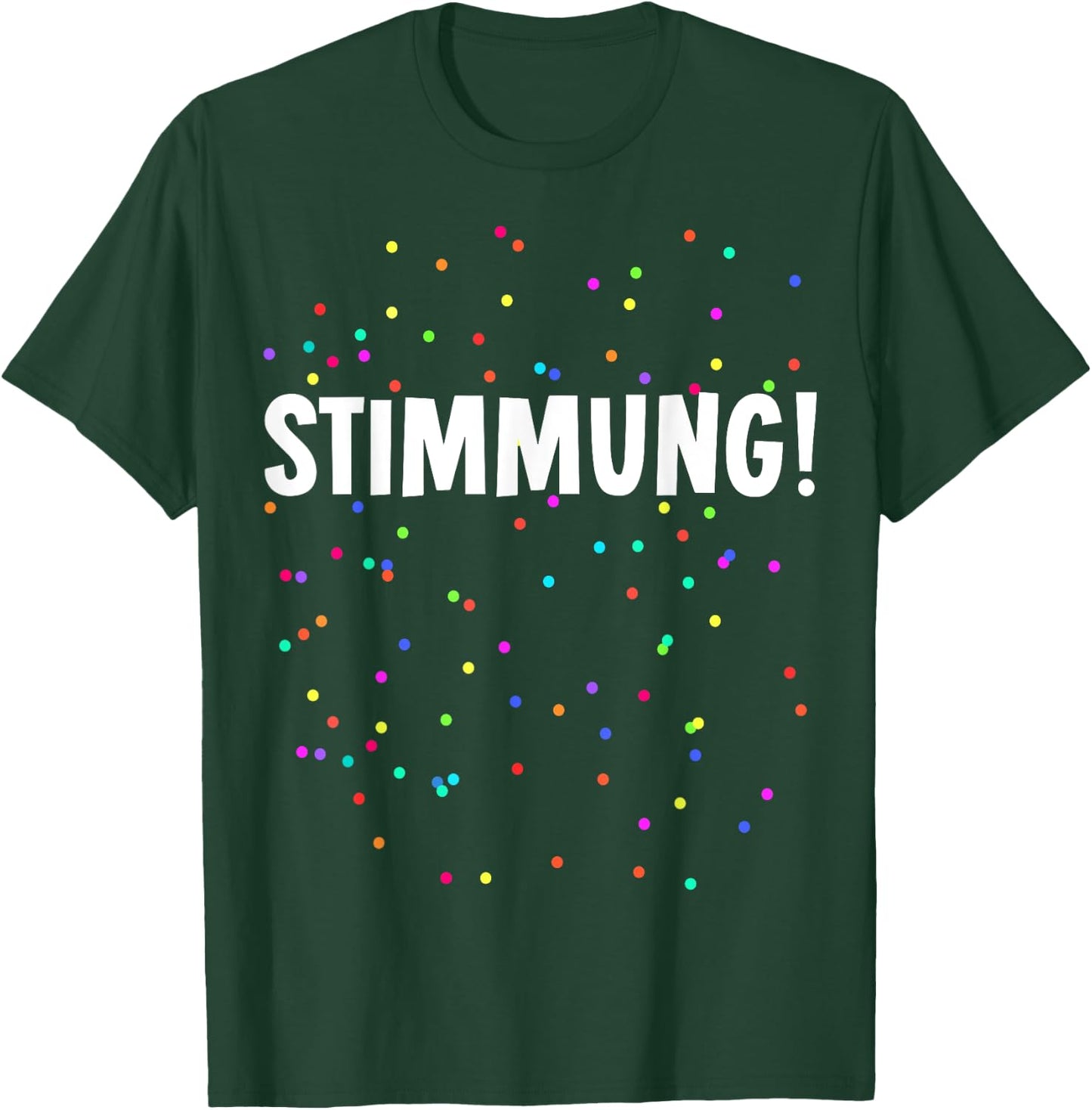 Mood Confetti Costume for Carnival Party , black T-Shirt - T-Shirt | Forest
