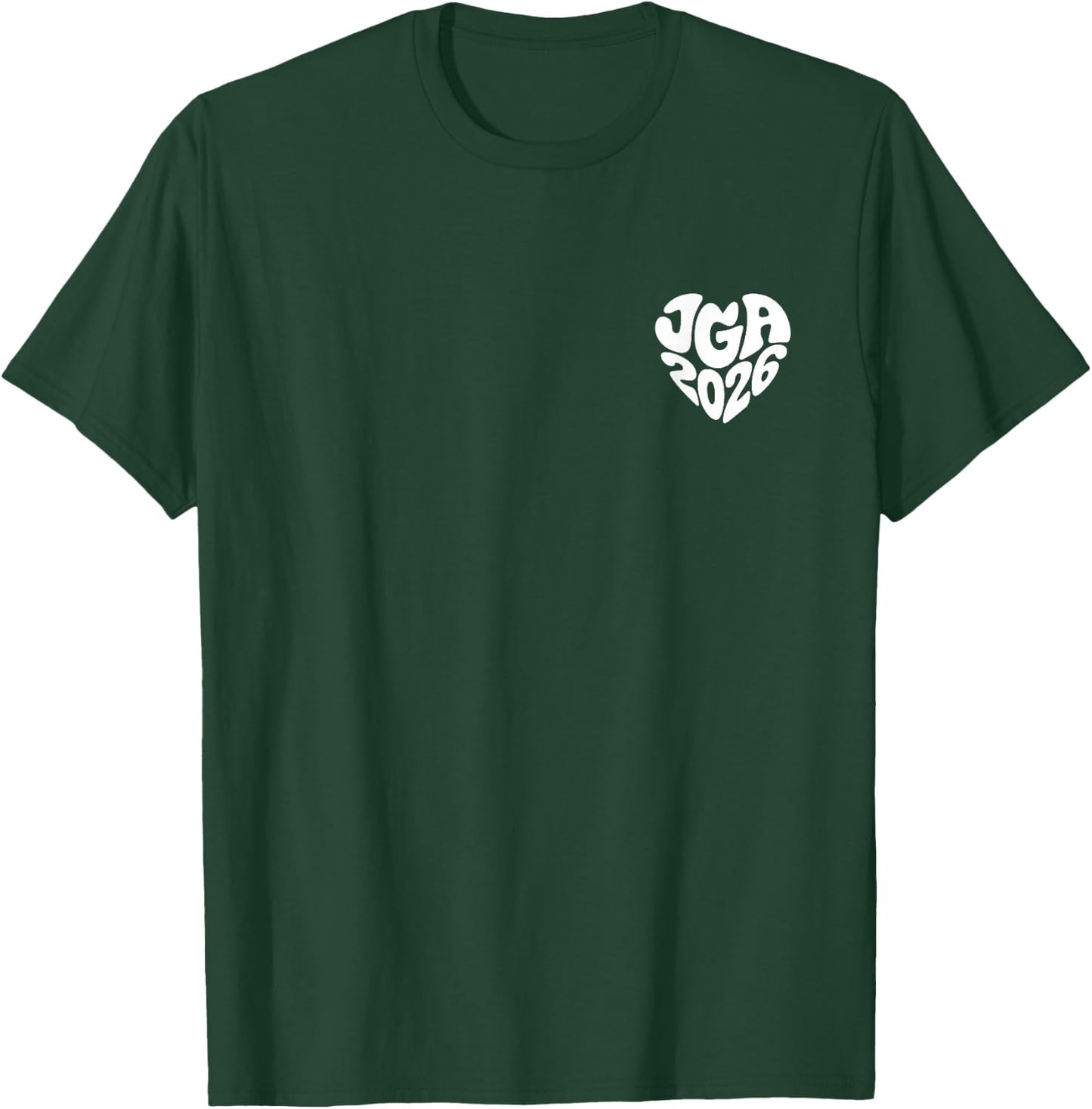 JGA 2026 Herz Form Junggesellenabschied Herzform Party Feier T-Shirt - T-Shirt | Forest