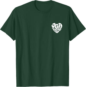 JGA 2026 Herz Form Junggesellenabschied Herzform Party Feier T-Shirt - T-Shirt | Forest