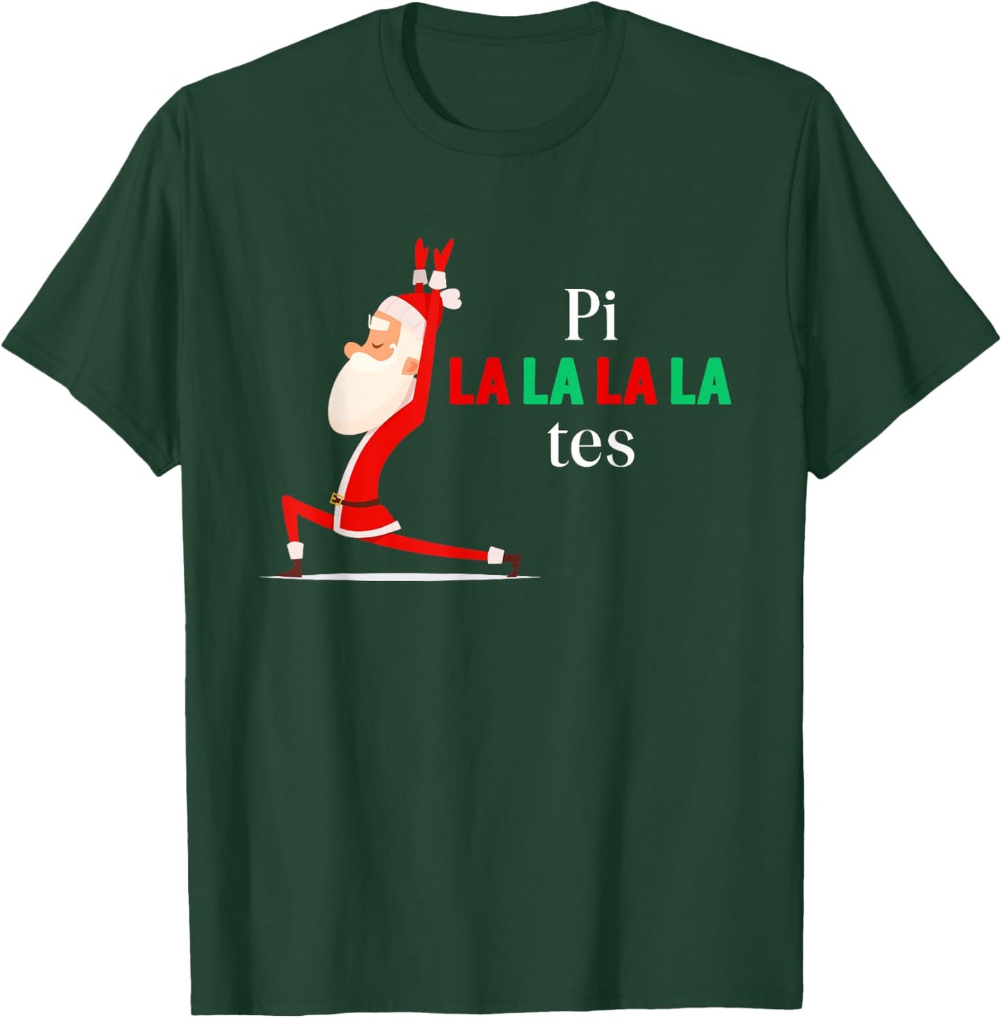 Pi La La La La Tes Pilates Christmas Song Jingle Bell T-Shirt - T-Shirt | Forest