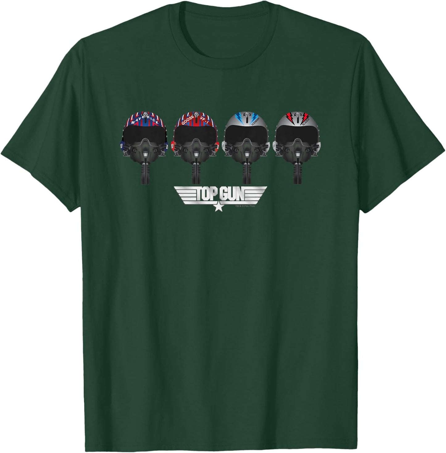 Top Gun Maverick & Co Children's Pilot Helmet , Blue, 2 T-Shirt - T-Shirt | Forest