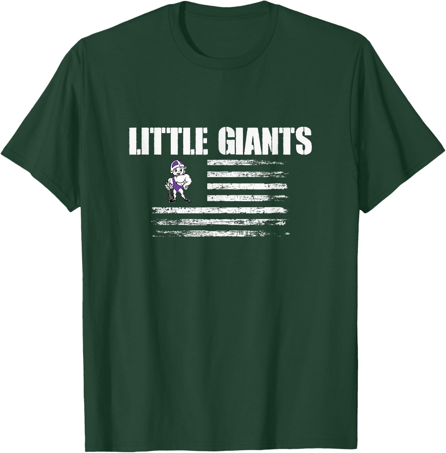 Logo USA Flag Pride HS T-Shirt - T-Shirt | Forest
