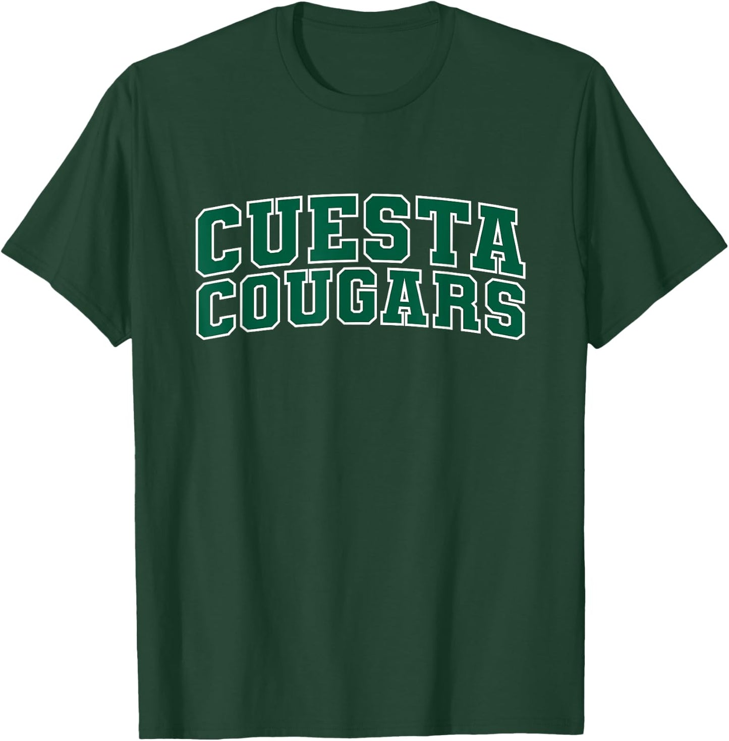 Cuesta College Apparel Sports Fan T-Shirt - T-Shirt | Forest